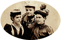 Photograph of Three Alpha Phi Members