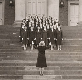 Photograph of Eta Pi Upsilon Step-Sing