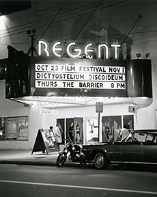 Photograph of Univeristy Regent Theatre in the 1960s