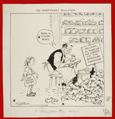The Shoemaker's Daughter cartoon