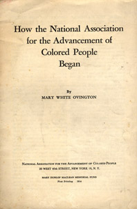 How the National Association for the Advancement of Colored People Began