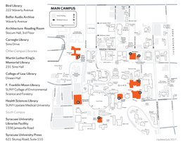diagram of campus map